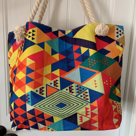 Scala natural straw hat, applied shells, straw flowers, adjustable hatband, EUC - Picture 8 of 16